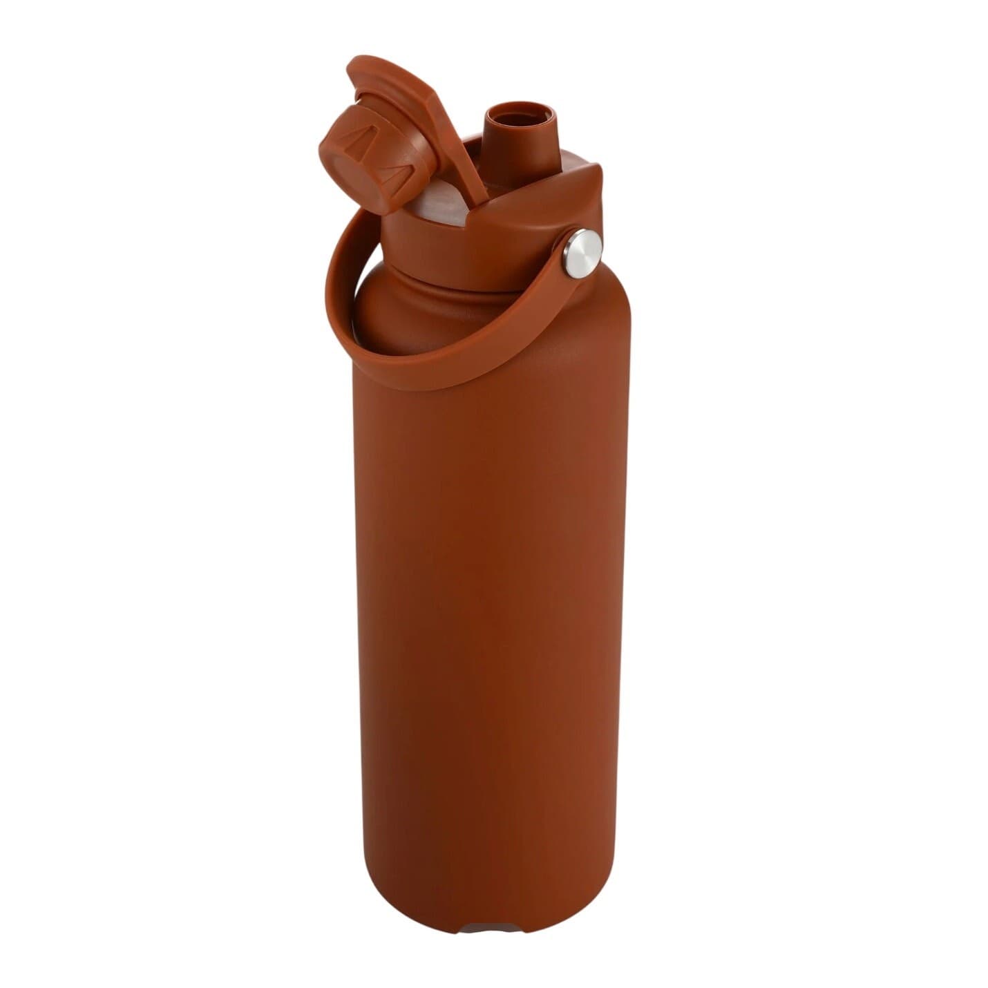 Insulated Water Bottle Stainless Steel Leakproof BPA Free Brown Travel 40oz - Thumbnail 6