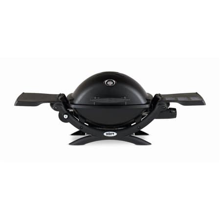 Q 1200 1-Burner Portable Tabletop Propane Gas Grill in Black with Built-in Thermometer - Thumbnail 3