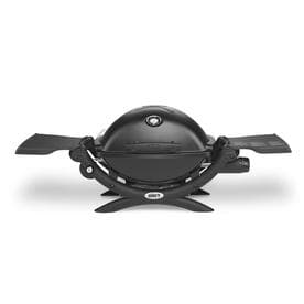Q 1200 1-Burner Portable Tabletop Propane Gas Grill in Black with Built-in Thermometer - Thumbnail 4