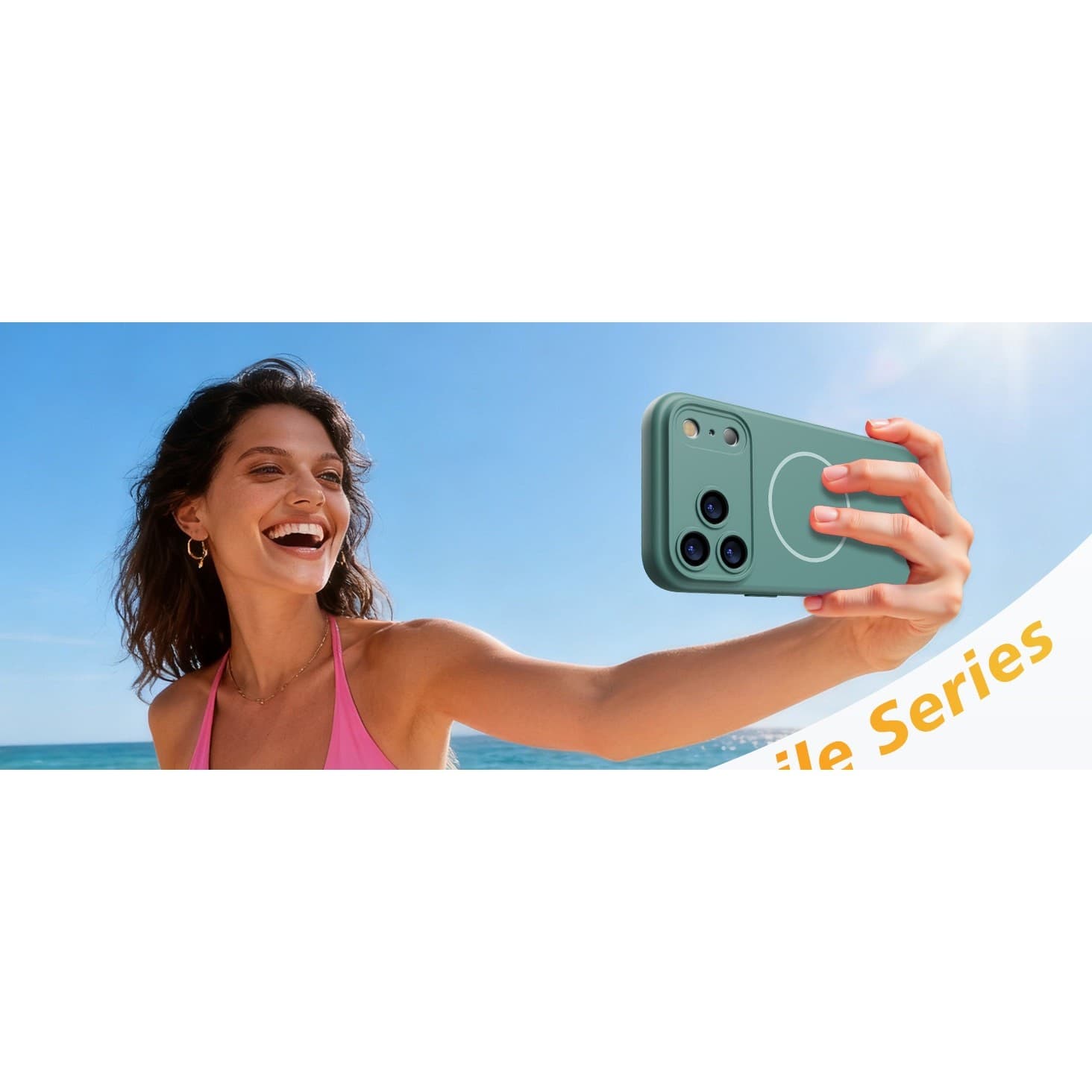 iPhone 17 Pro MagSafe Case Matte Black Shockproof 360 Lens Protection Cover - Thumbnail 8