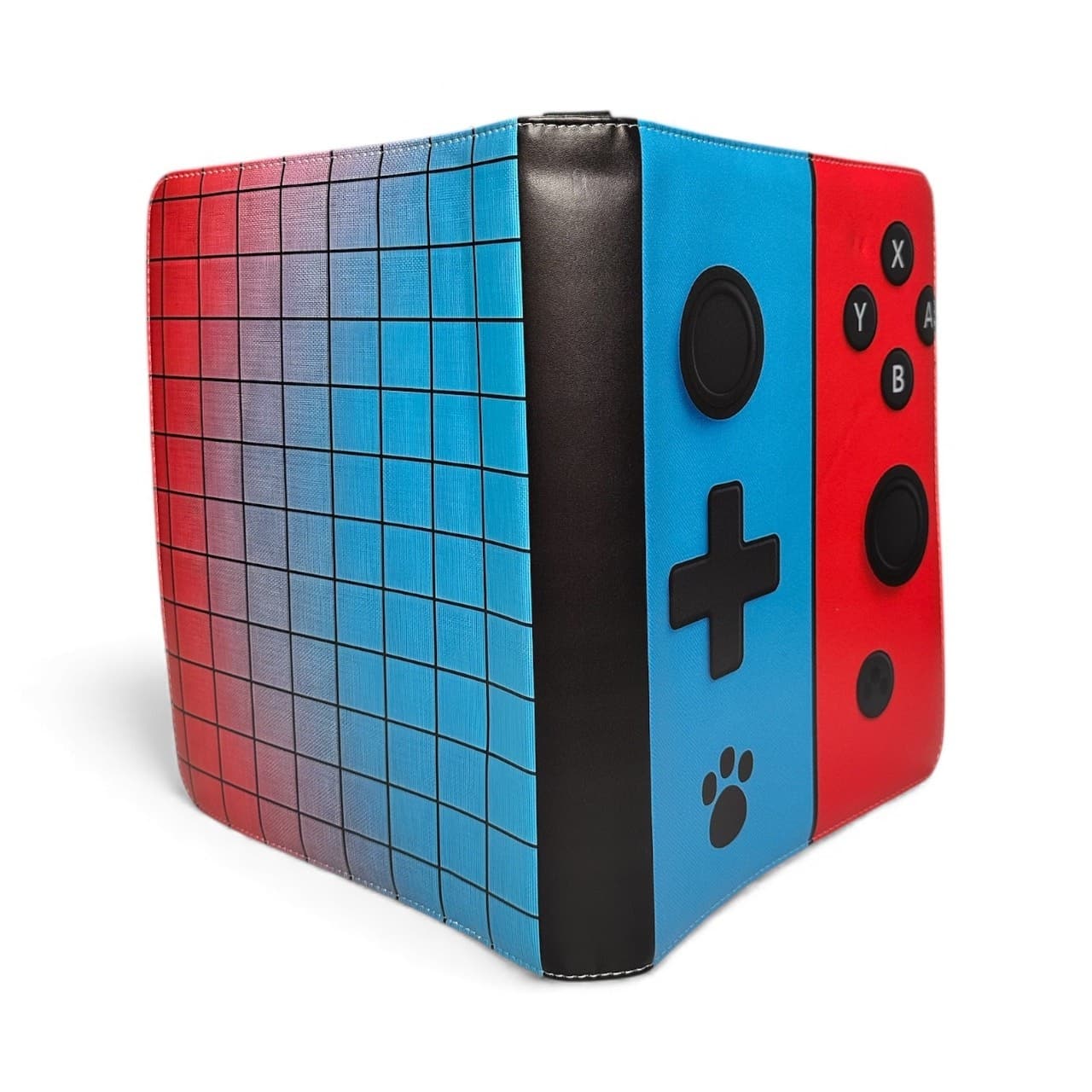 9 Pocket Card Binder Zipper Waterproof Album TCG Holder Gaming Console Style - Thumbnail 5