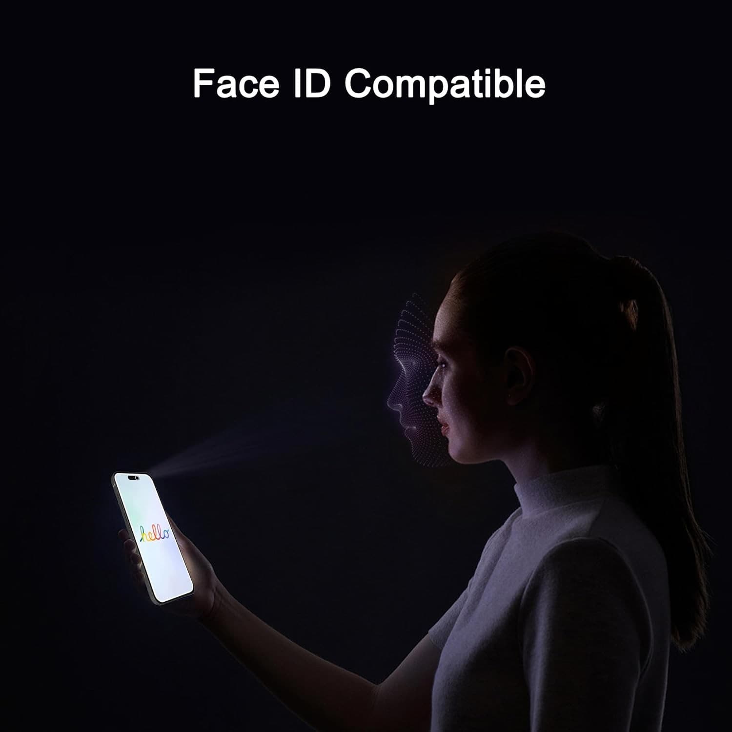 Ailun Privacy Screen Protector iPhone 15 16 Plus 15 Pro Max 6.7" 3 Pack Glass - Thumbnail 3
