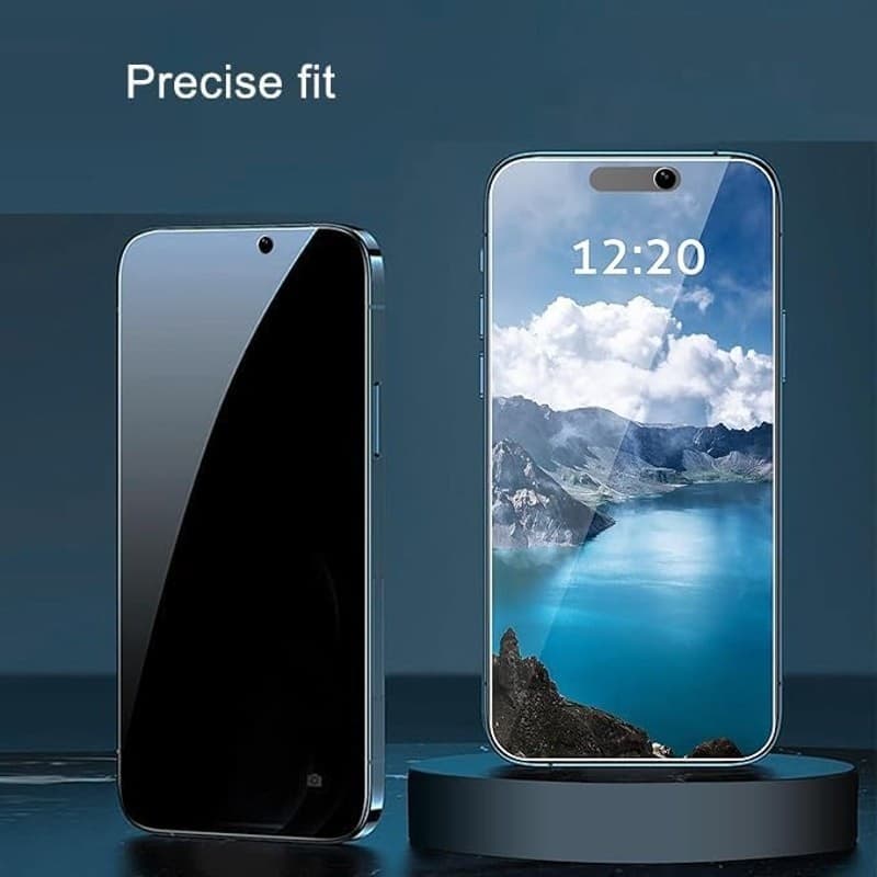 Ailun Privacy Screen Protector iPhone 15 16 Plus 15 Pro Max 6.7" 3 Pack Glass - Thumbnail 5