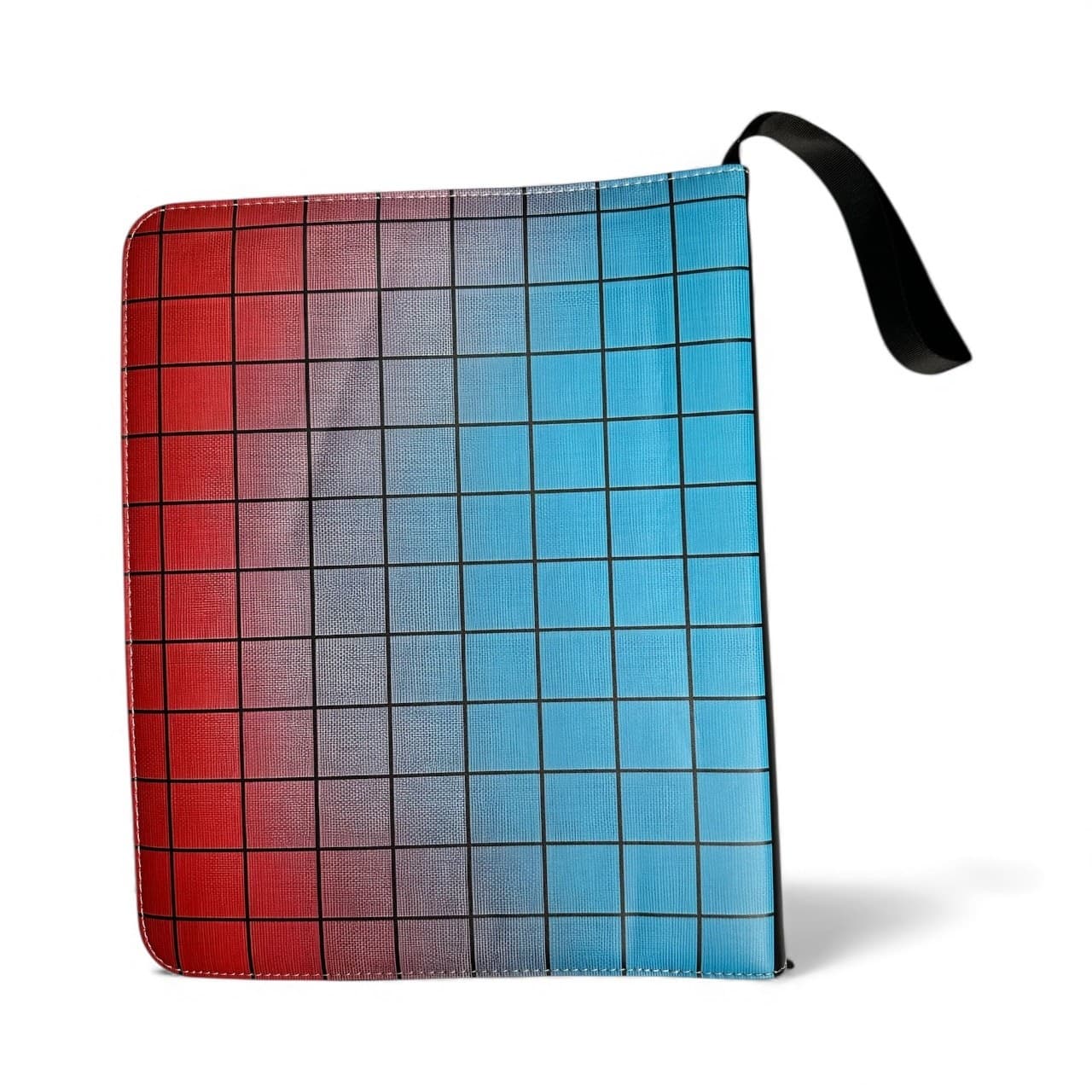 9 Pocket Card Binder Zipper Waterproof Album TCG Holder Gaming Console Style - Thumbnail 3
