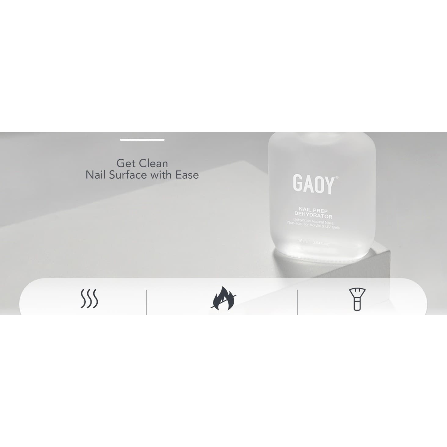 Nail Prep Dehydrator 16ml Acid-Free Nail Prep for Gel Polish Acrylic Nails - Thumbnail 7