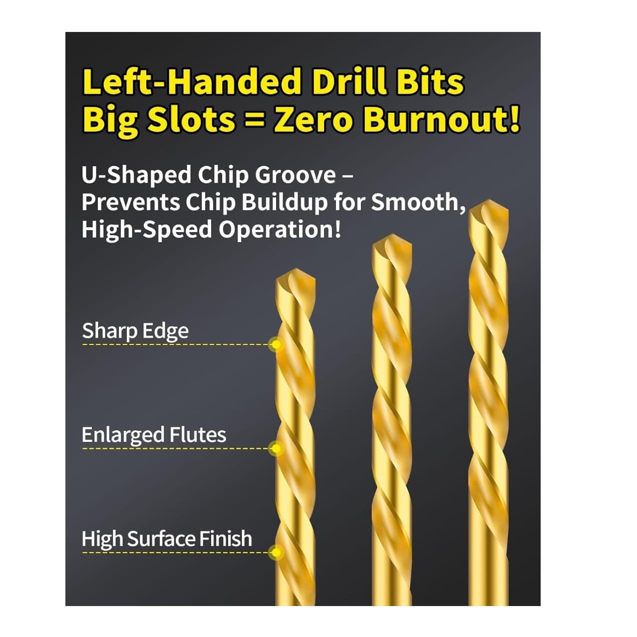 16pcs Screw Extractor Set Left Hand Drill Bits Easy Out Bolt Remover Kit - Thumbnail 6