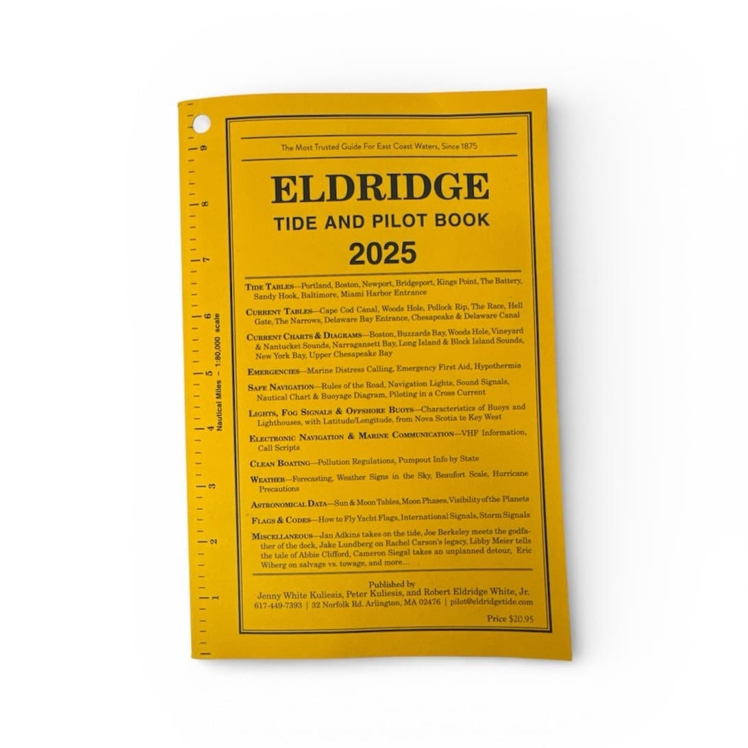 2025 Eldridge Tide & Pilot Book East Coast Marine Navigation Tides Guide - Thumbnail 2