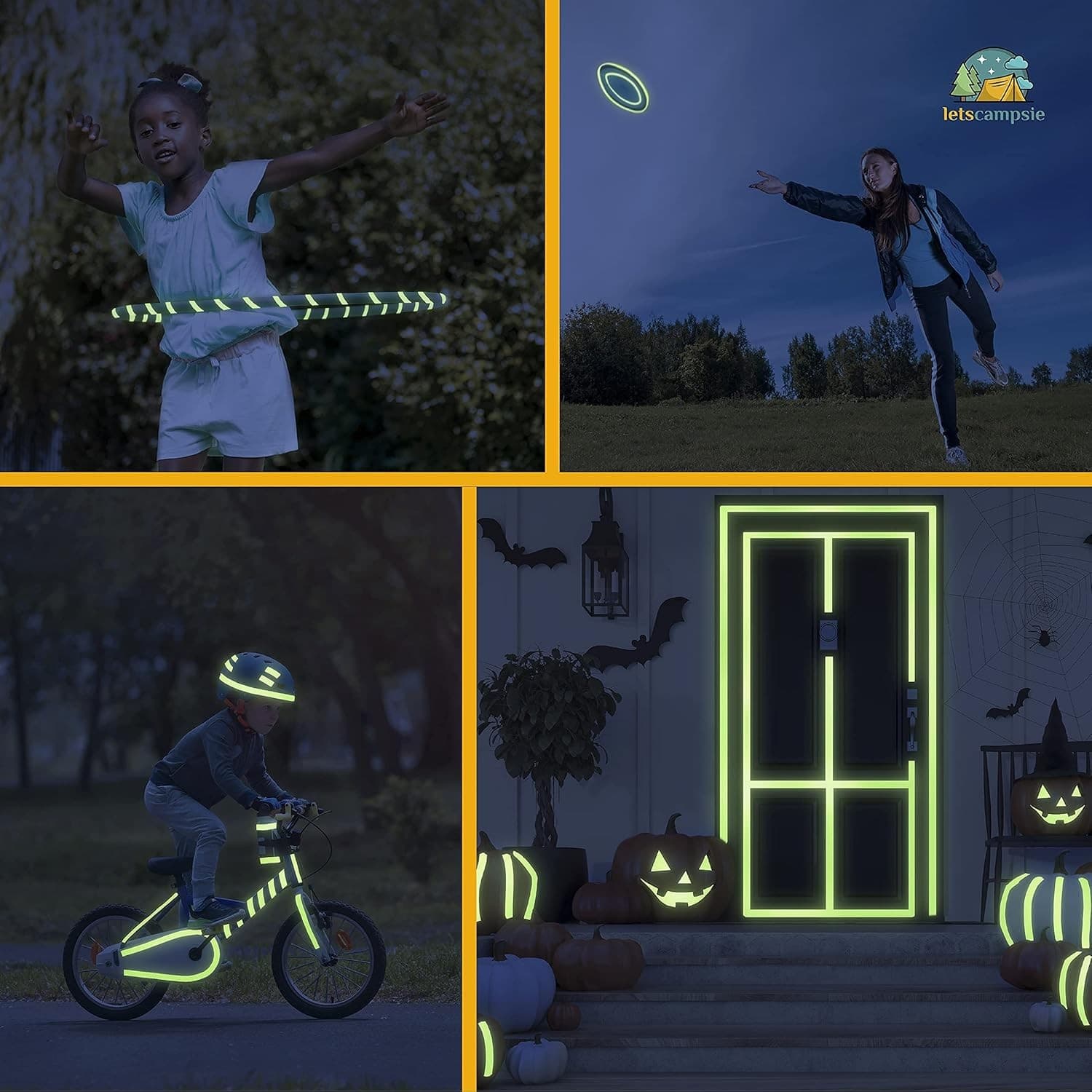 Glow in The Dark Tape 30ft x 1in Luminous Safety Tape Waterproof Strong Adhesive - Thumbnail 6