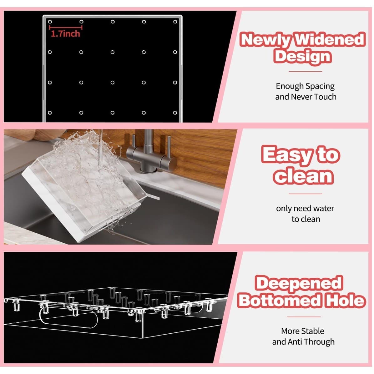 Cake Pop Stand 25 Holes Display Party Holder Kit Sticks Mold Baking Dessert DIY - Thumbnail 4