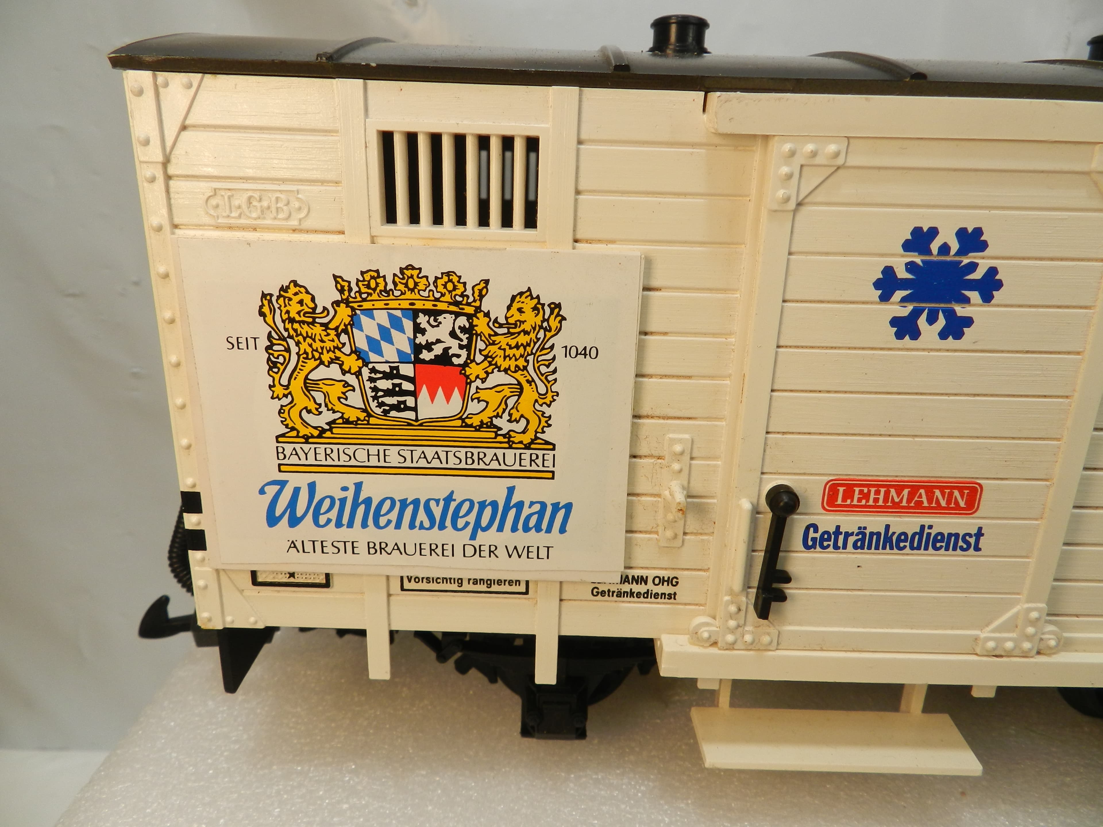 LGB 4031 G-Scale Getränkewagen Weihenstephan Bavarian Brewery Train Car P49K - Thumbnail 2