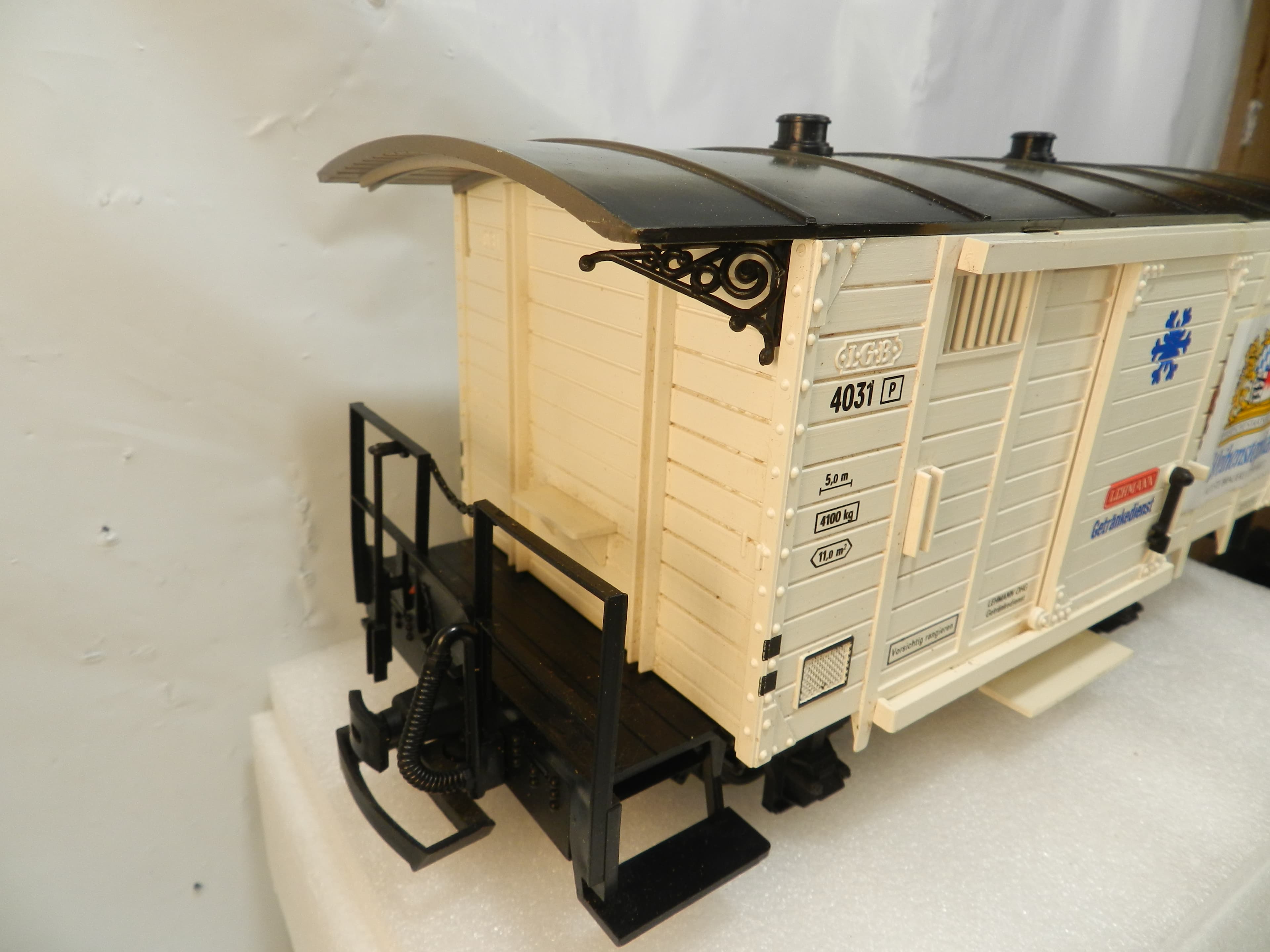 LGB 4031 G-Scale Getränkewagen Weihenstephan Bavarian Brewery Train Car P49K - Thumbnail 6