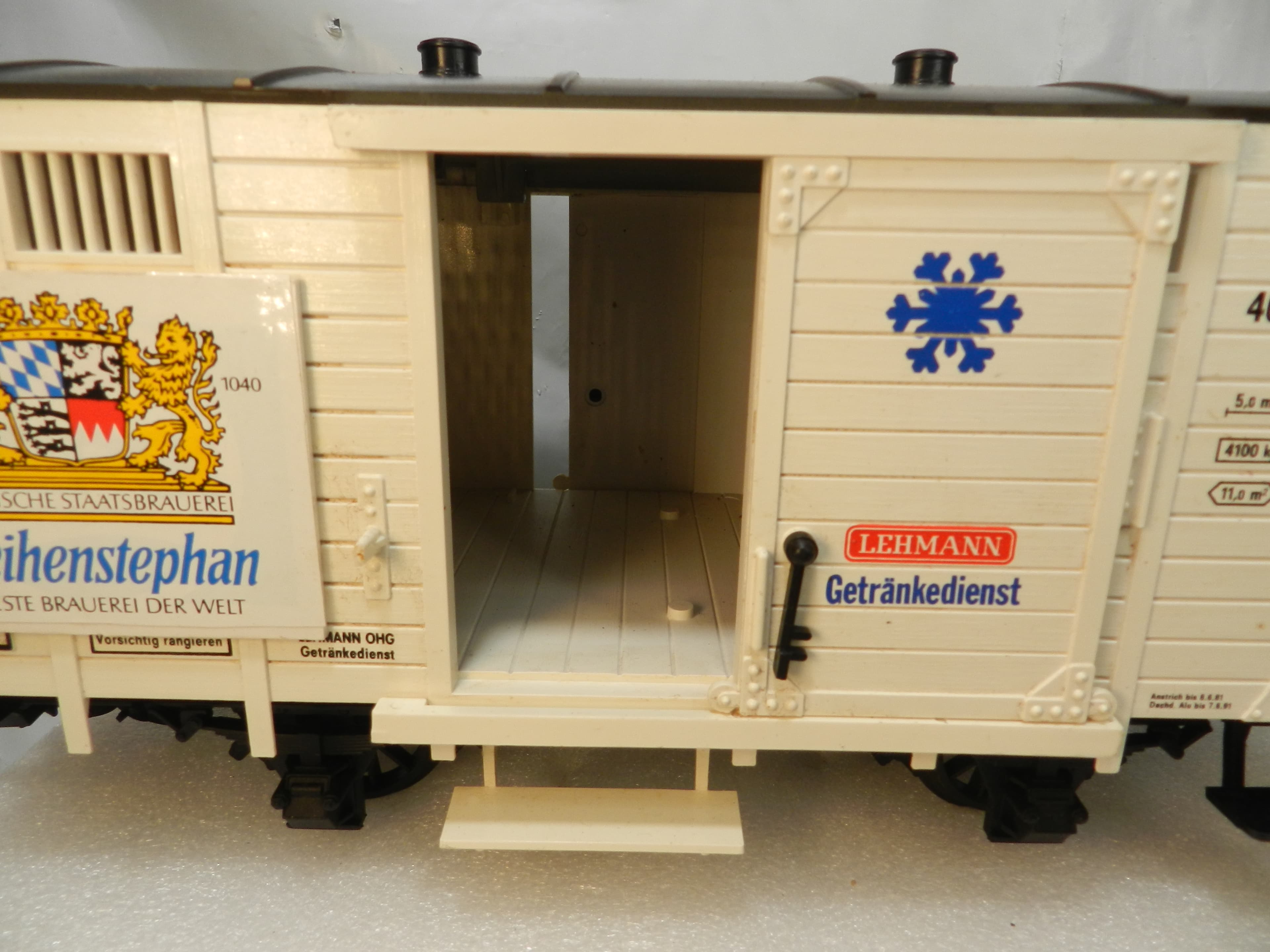 LGB 4031 G-Scale Getränkewagen Weihenstephan Bavarian Brewery Train Car P49K - Thumbnail 4