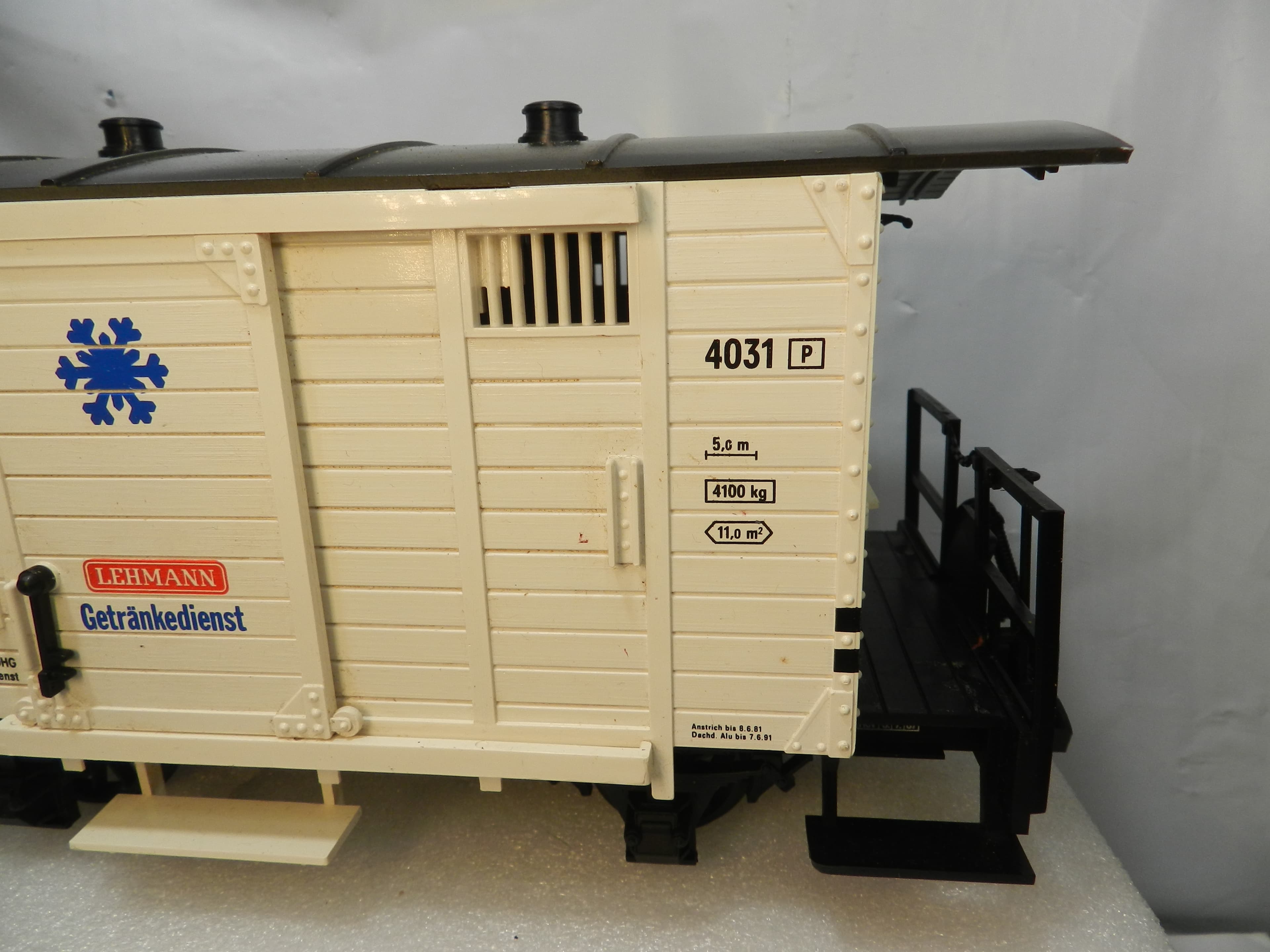 LGB 4031 G-Scale Getränkewagen Weihenstephan Bavarian Brewery Train Car P49K - Thumbnail 3