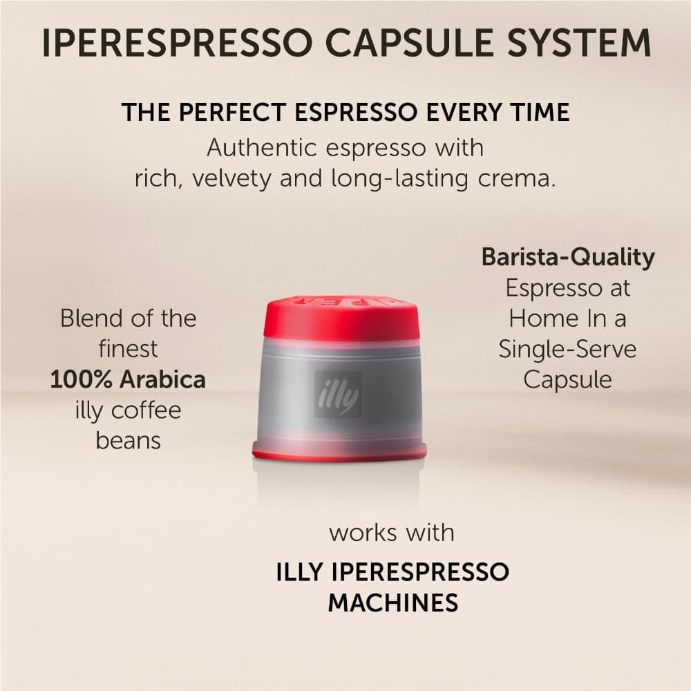 illy IperEspresso Classico Lungo Coffee Capsules Medium Roast 18 Count Arabica - Thumbnail 5