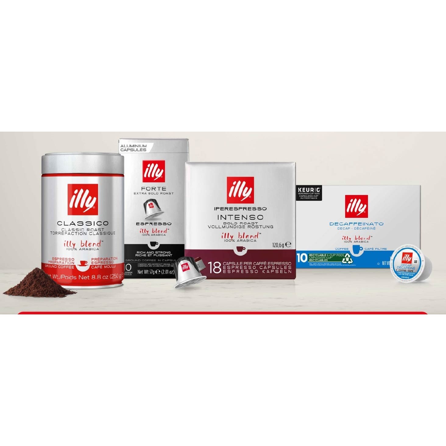 illy IperEspresso Classico Lungo Coffee Capsules Medium Roast 18 Count Arabica - Thumbnail 11