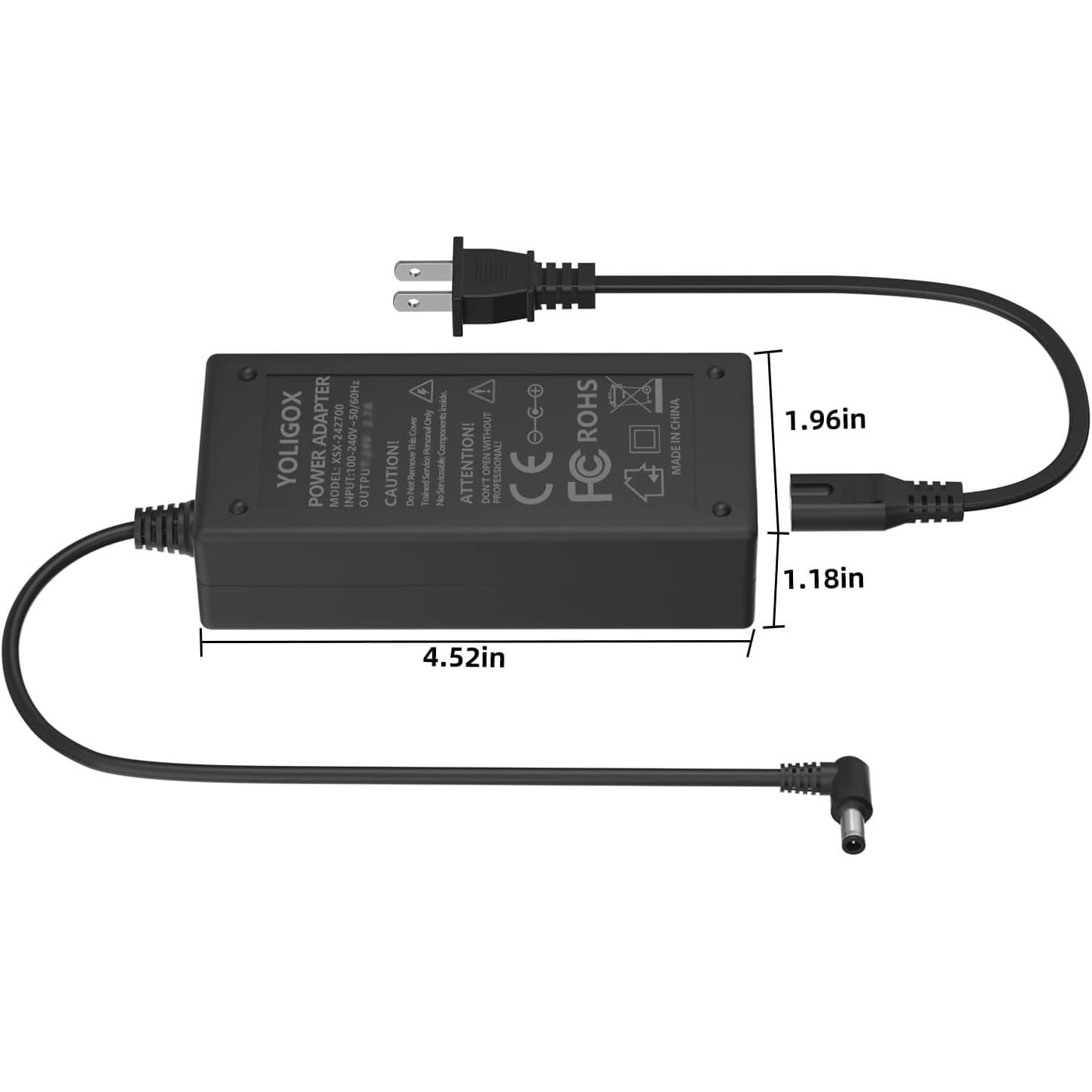 24V AC Power Adapter Charger for Epson Scanner Printer V500 V600 V700 V750 - Thumbnail 2