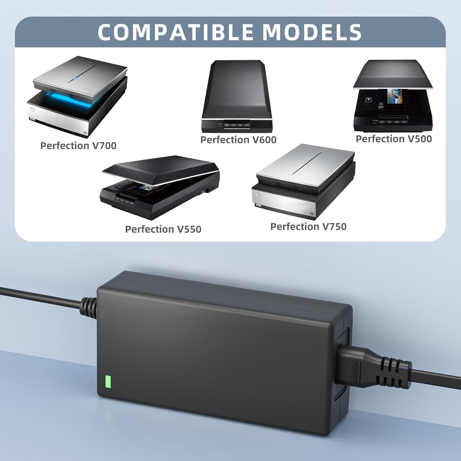 24V AC Power Adapter Charger for Epson Scanner Printer V500 V600 V700 V750 - Thumbnail 4