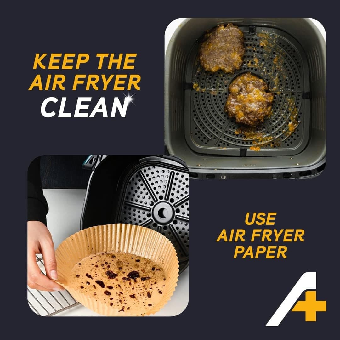 120PCS Air Fryer Liners Disposable 7.9” Non Stick Oil Proof Baking Paper - Thumbnail 6