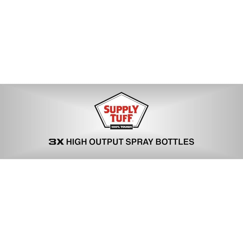 3 Pack 32oz Spray Bottles Heavy Duty Adjustable Nozzle Leak Proof Cleaning - Thumbnail 8