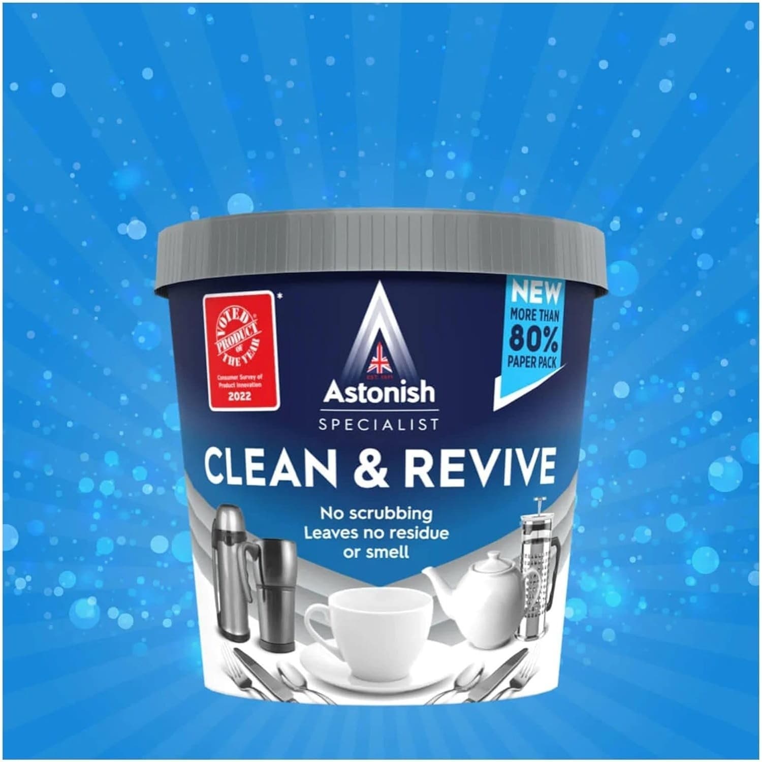 2 Pack Clean & Revive Powder Cleaner Multi-Surface Stain Remover No Scrub - Thumbnail 3
