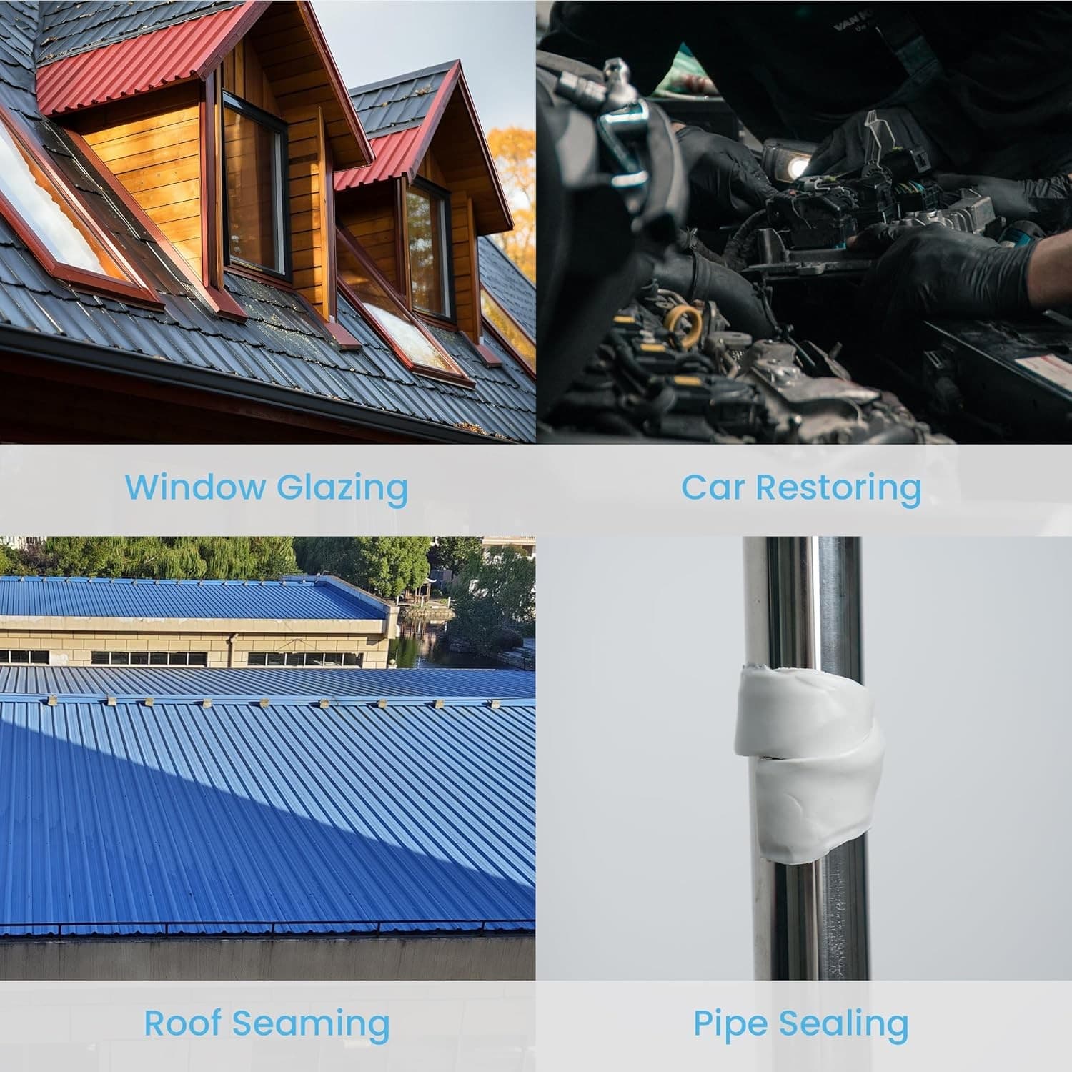 White Butyl Tape 3/4" x 7Ft Waterproof Seal RV Window Roof Pipe Repair EPDM - Thumbnail 10