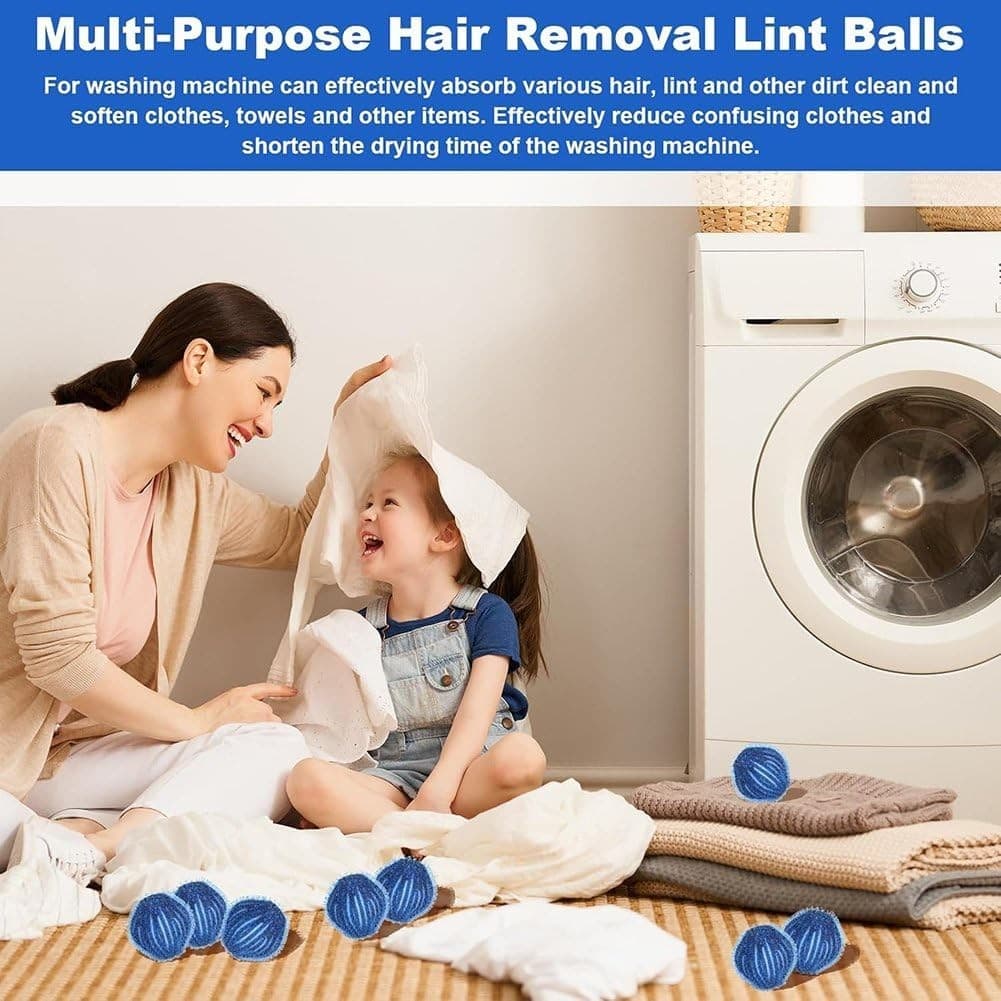 Pet Hair Remover Laundry Balls Reusable Lint Catcher Washing Machine Fur - Thumbnail 4