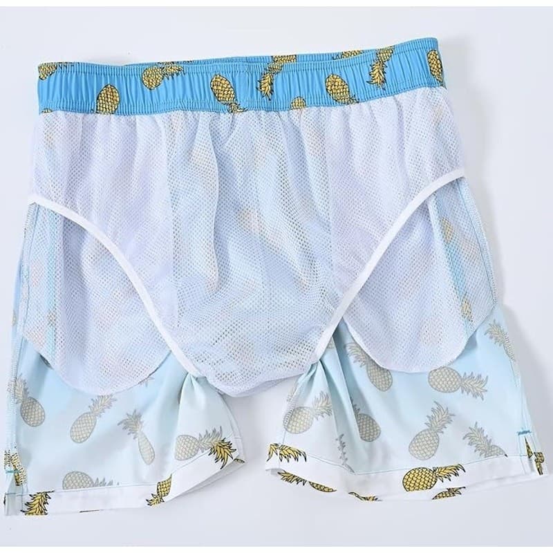 Men’s Swim Trunks Size 30 Quick Dry Shorts Zipper Pockets Mesh Lining - Thumbnail 6