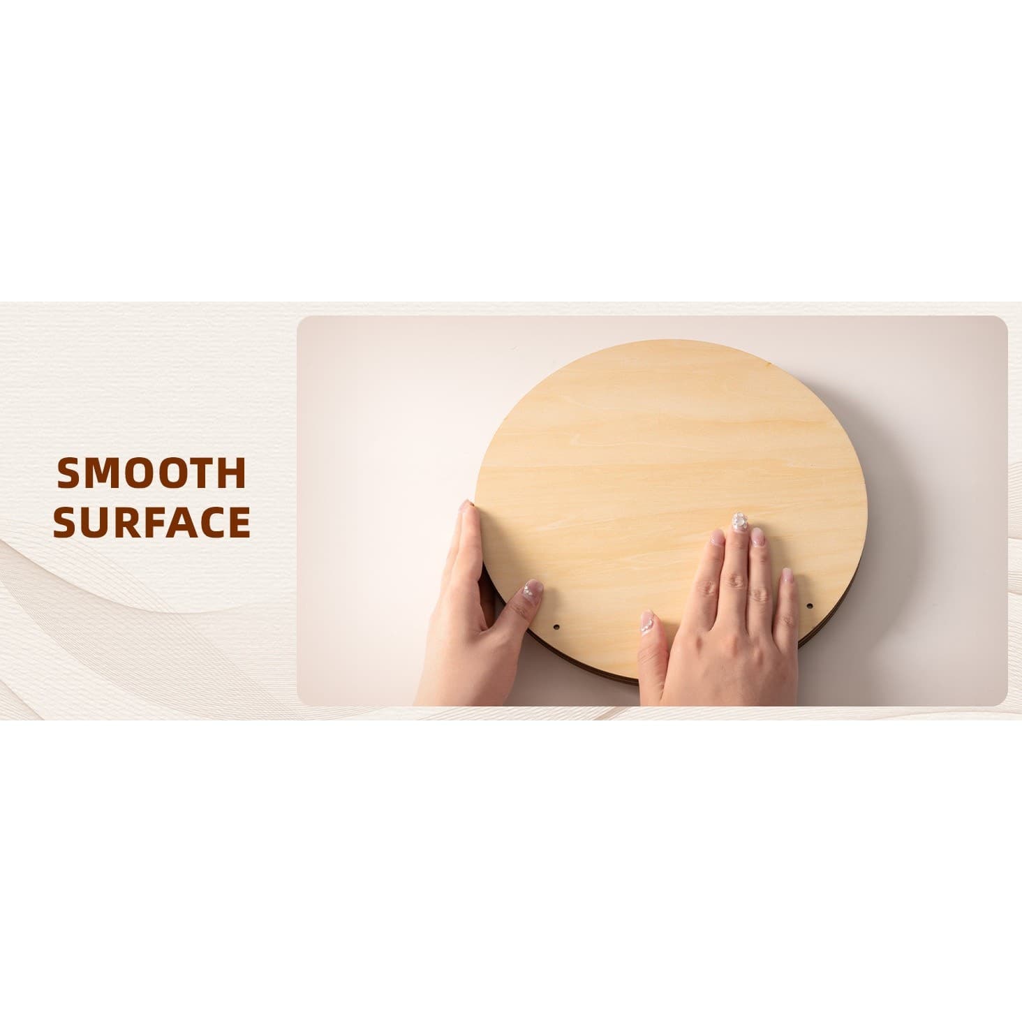 12 Pack 10 Inch Wood Circles for Crafts, 1/8" Basswood Plywood Sheets with Holes - Thumbnail 13