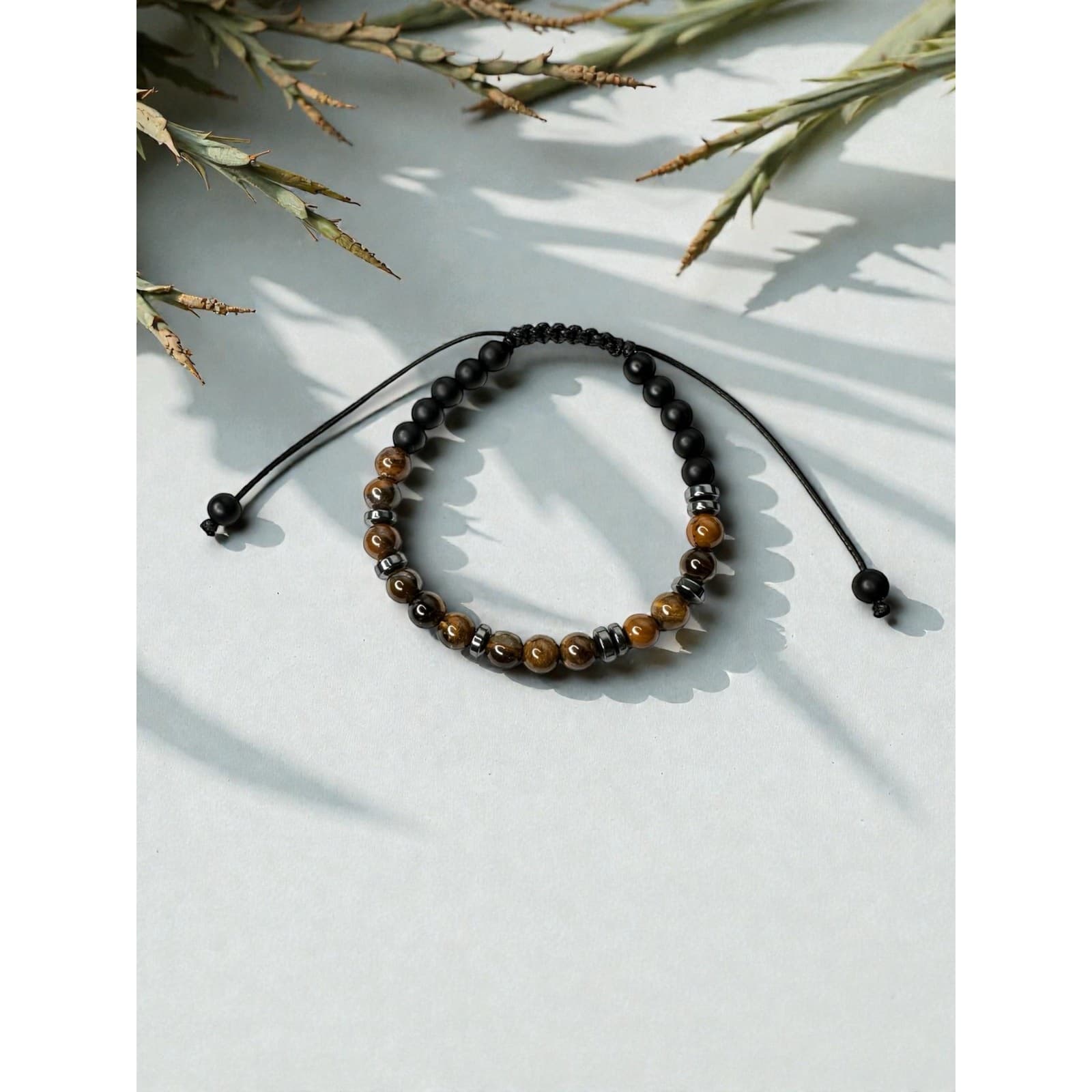 Grateful Morse Code Bracelet – Triple Protection Handmade Beaded Jewelry - Thumbnail 2