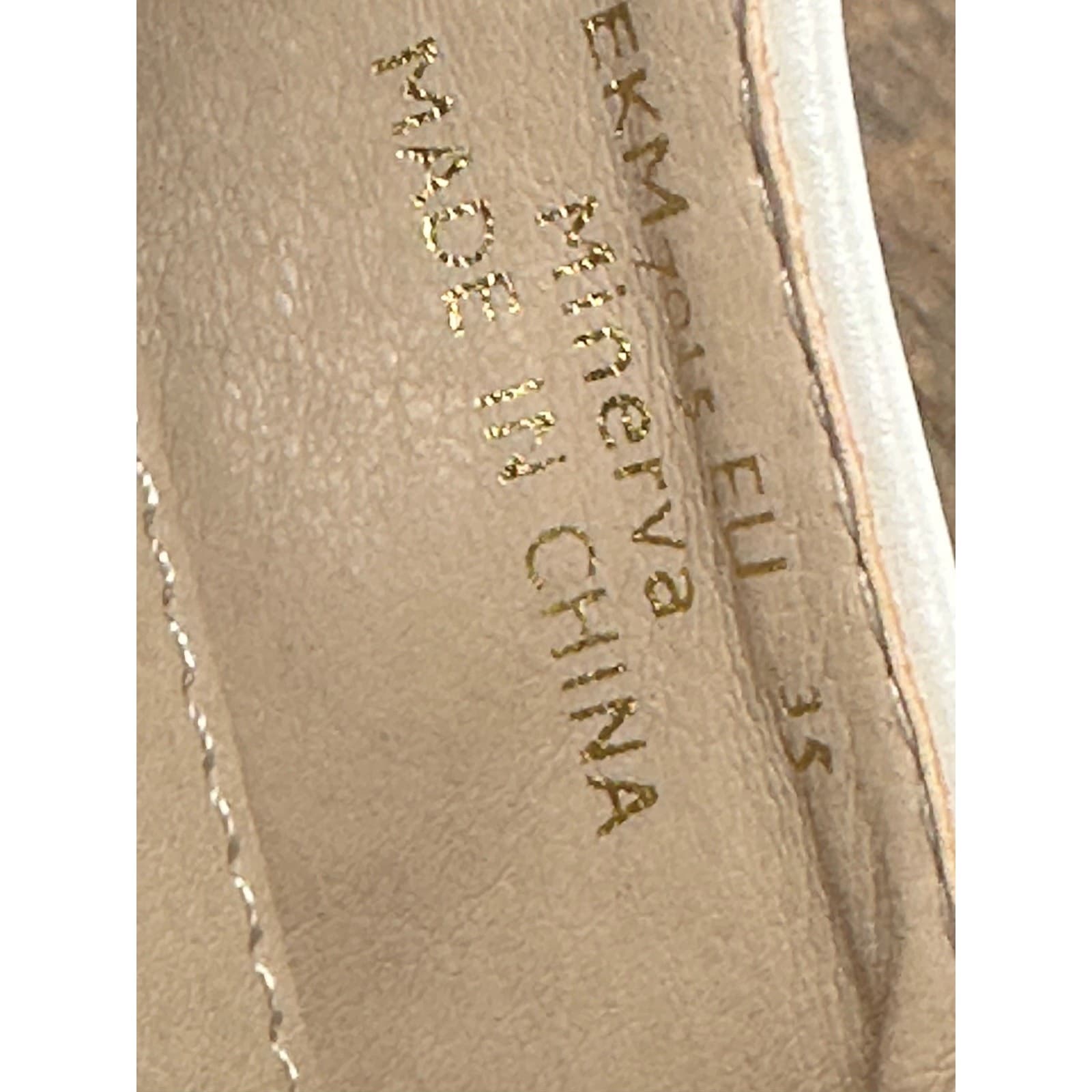 EIGHT KM Minerva White Girls Mary Jane Heels Size 3 US – Party Dress Shoes - Thumbnail 7