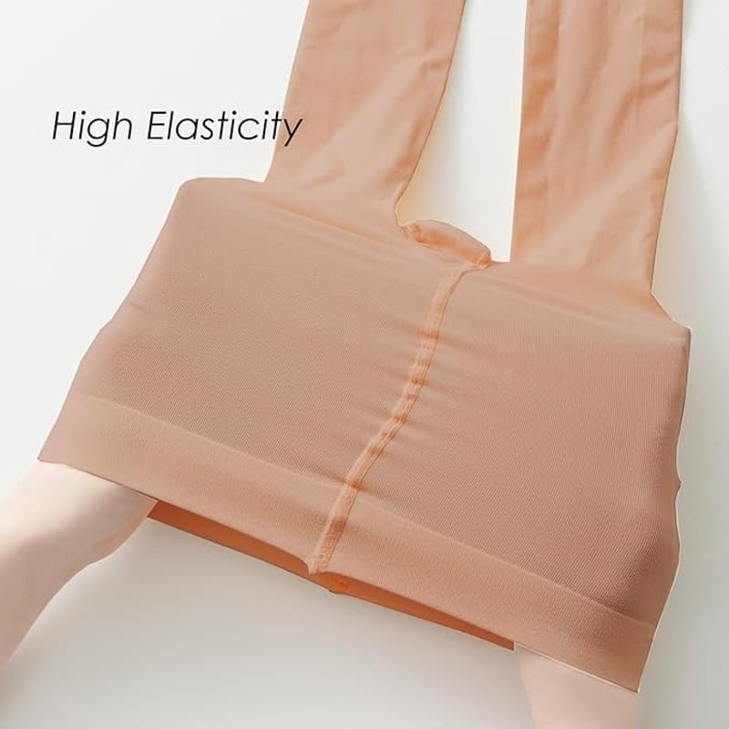 Girls Ballet Tights Footed Dance Tights Nude 2 Pack Size 8-11 Years - Thumbnail 6