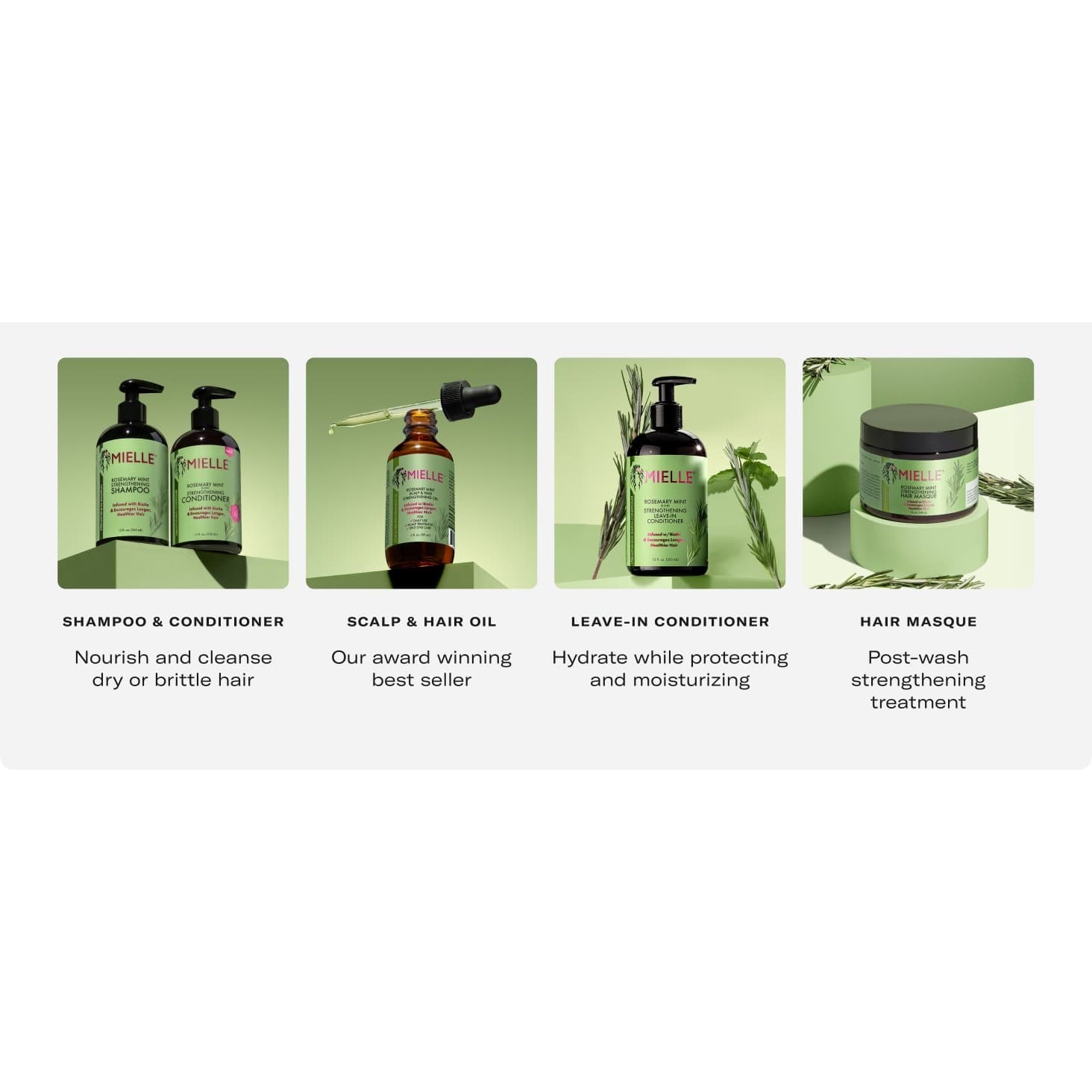 Mielle Rosemary Mint Edge Gel 2oz Strengthening Hold Shine Biotin New - Thumbnail 11