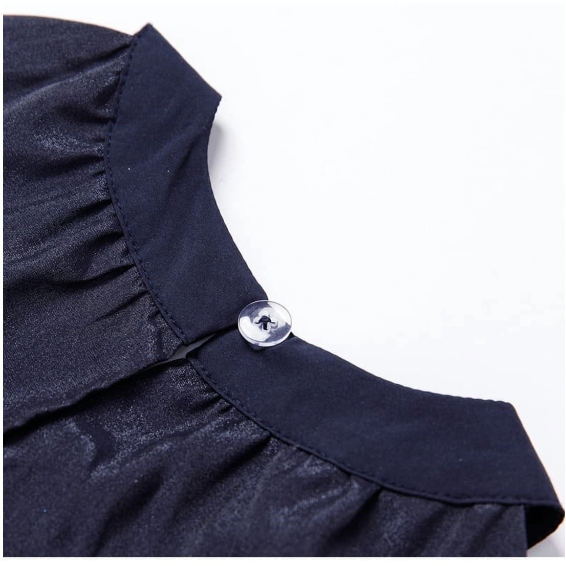 Girls Navy Ruffle Tiered Midi Dress Sleeveless Party Dress Size 12 Y - Thumbnail 8