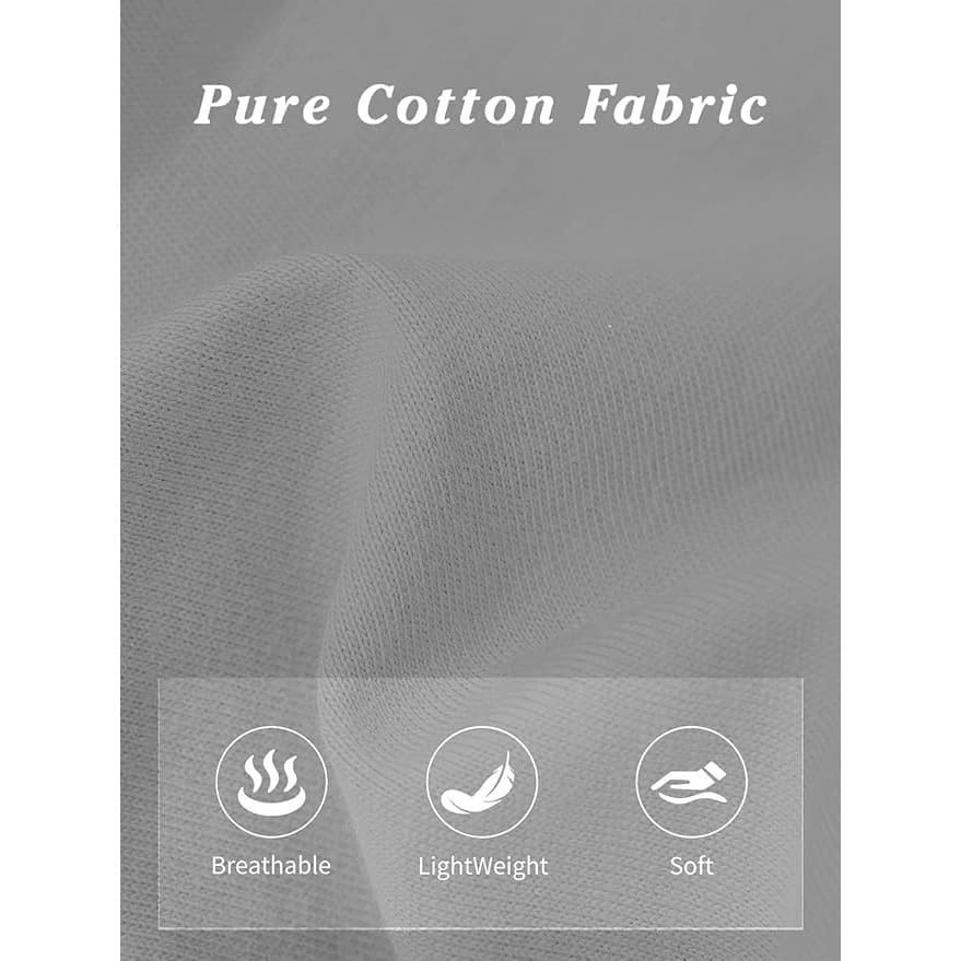 Women’s Cotton V Neck T Shirt XL Light Gray Short Sleeve Casual Basic Tee - Thumbnail 4