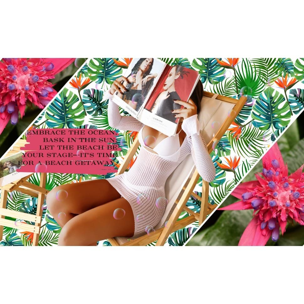 Women Fishnet Swim Cover Up Mini Dress Sheer Beach Long Sleeve White - Thumbnail 9