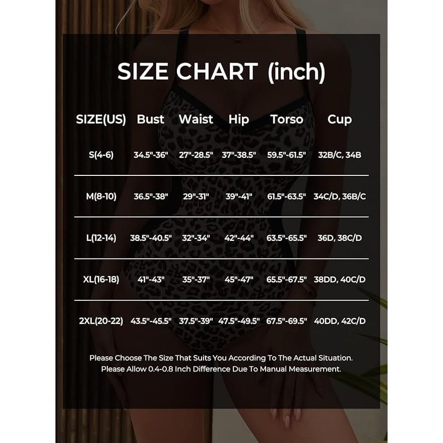 Blue Tummy Control One Piece Swimsuit Crisscross Back Push Up XL Slimming - Thumbnail 7