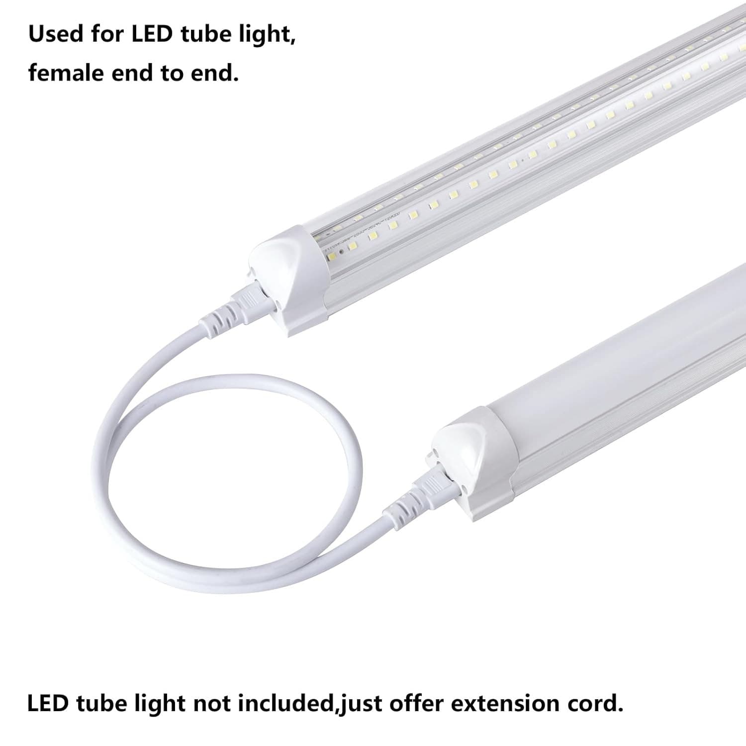 T5 T8 LED Tube Light Connector Cable 1FT Linkable Extension Cord 4-Pack - Thumbnail 6