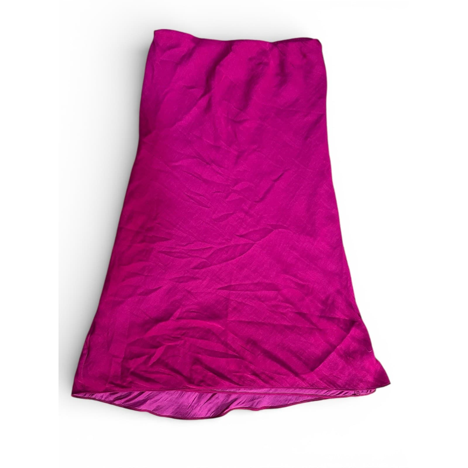 INC Concepts Cranberry Rose Bias-Cut Midi Skirt - Size S, Pull-On Style - Thumbnail 4