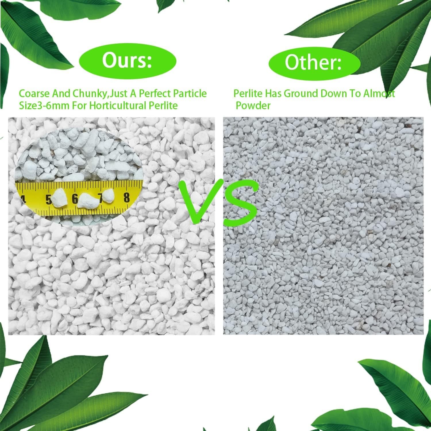 Organic Perlite 5QT Soil Mix for Plants Succulents Drainage Aeration - Thumbnail 5