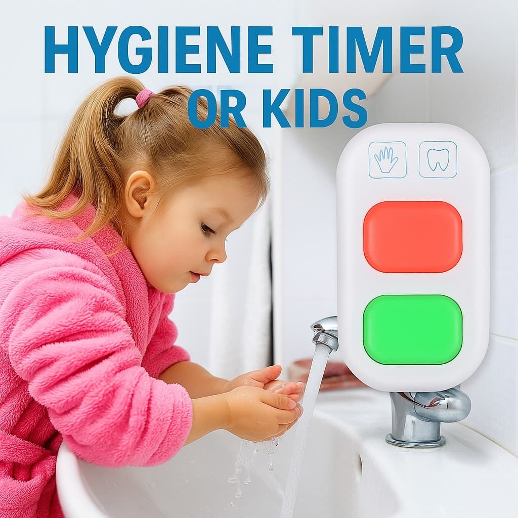 Kids LED Temporizador Hand Washing Tooth Brushing Training Bathroom Timer - Thumbnail 2