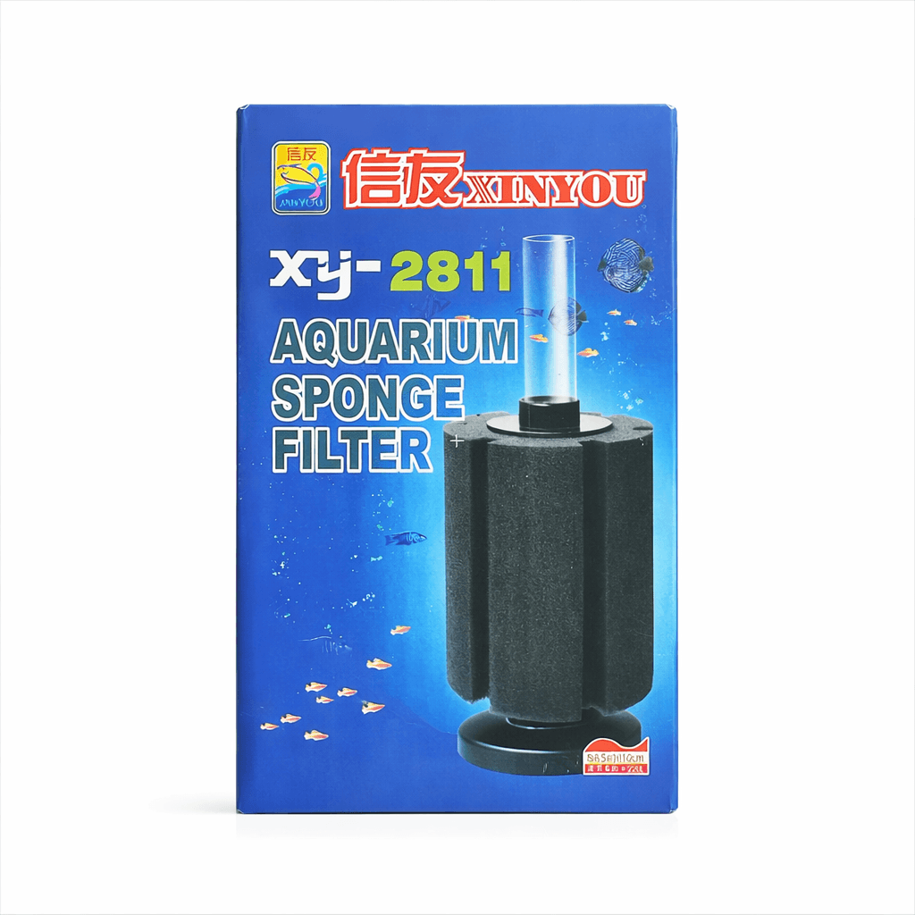 XY-2811 Aquarium Sponge Filter Kit w/ Air Tube & Valve for 55 Gallon Tank - Thumbnail 5