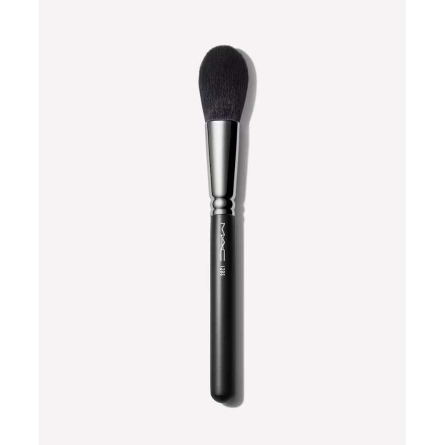 M·A·C 129S Powder Blush Brush Vegan Synthetic All-Purpose Face Brush New - Thumbnail 4