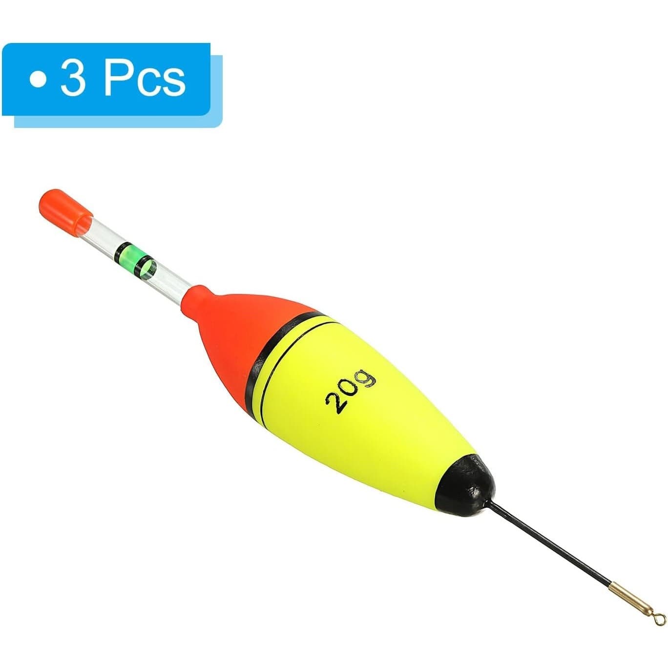 3 Pcs Fishing Slip Bobbers 20g Float, Night Fishing Glow Stick Tube, EVA Floats - Thumbnail 2