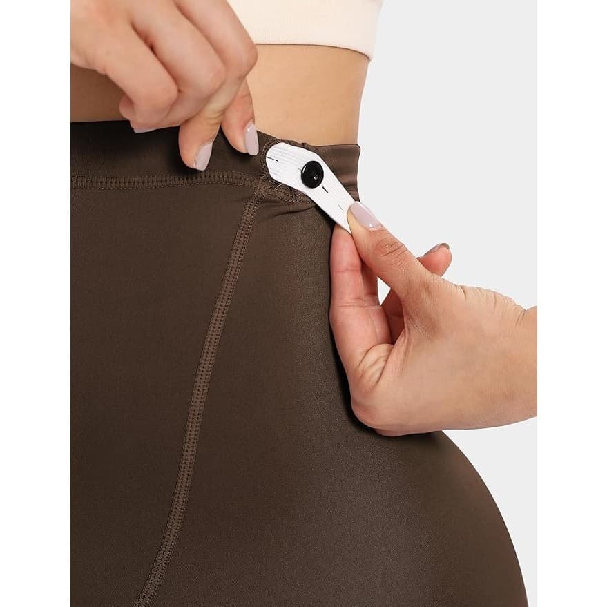 Maternity Leggings Over Belly Stretch Pregnancy Leggings 3 Pack Size S - Thumbnail 6