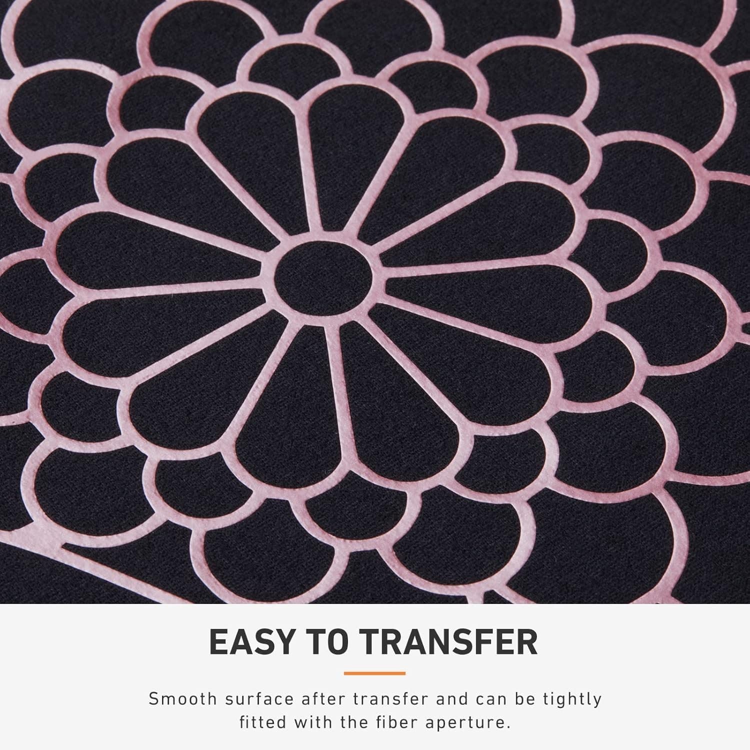 Rose Gold HTV Vinyl Roll 12"x 20FT Heat Transfer Iron On Easy Weed Shirts - Thumbnail 7