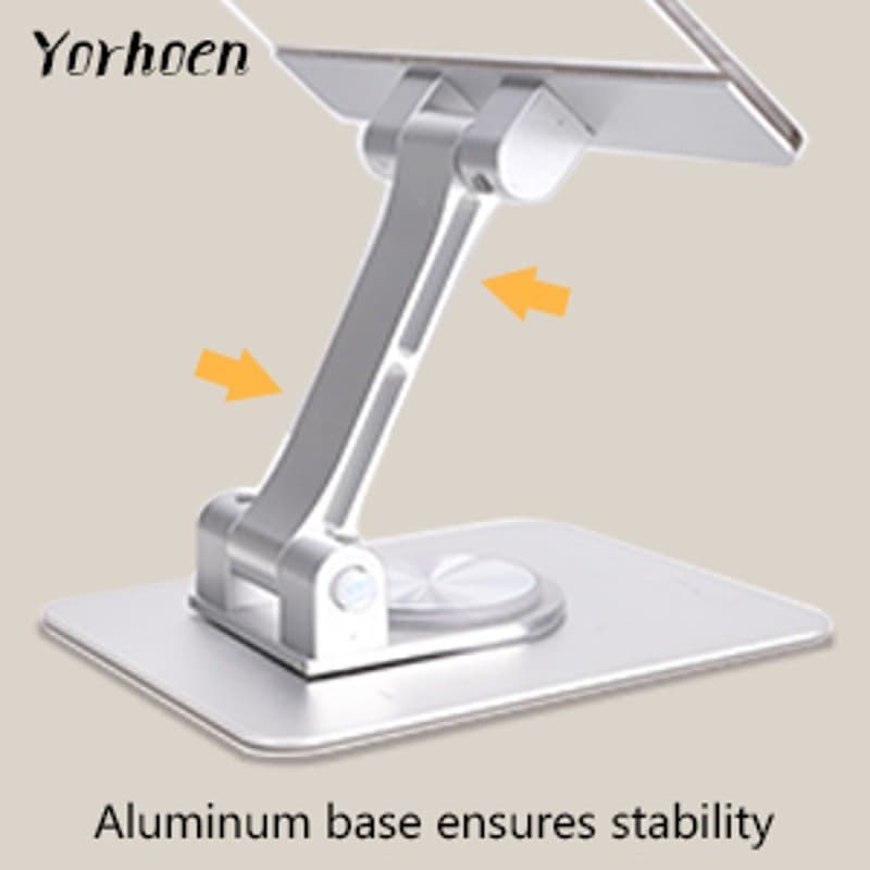 Acrylic Adjustable Book Stand 360° Rotating Laptop Tablet Holder Reading Desk - Thumbnail 7