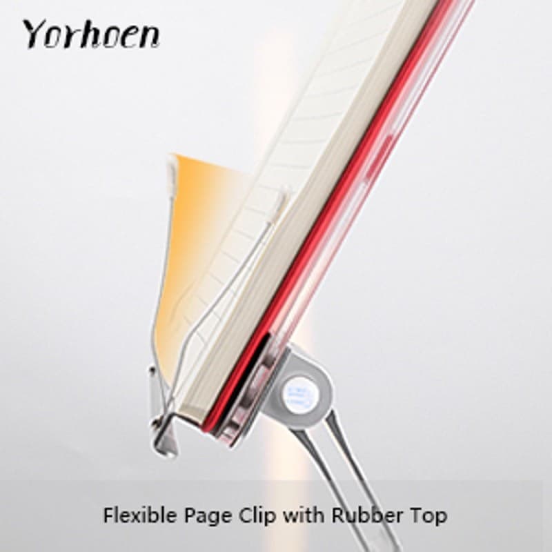 Acrylic Adjustable Book Stand 360° Rotating Laptop Tablet Holder Reading Desk - Thumbnail 10