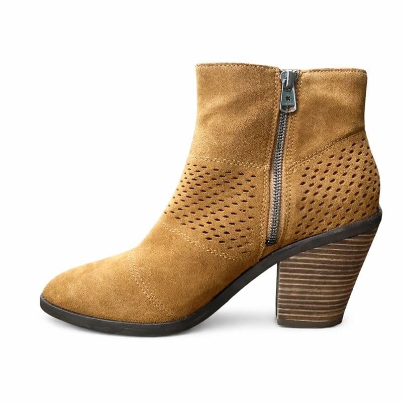 Lucky Brand Ramses Brown Suede Ankle Boho Boots 10M | Genuine Leather | New - Thumbnail 4