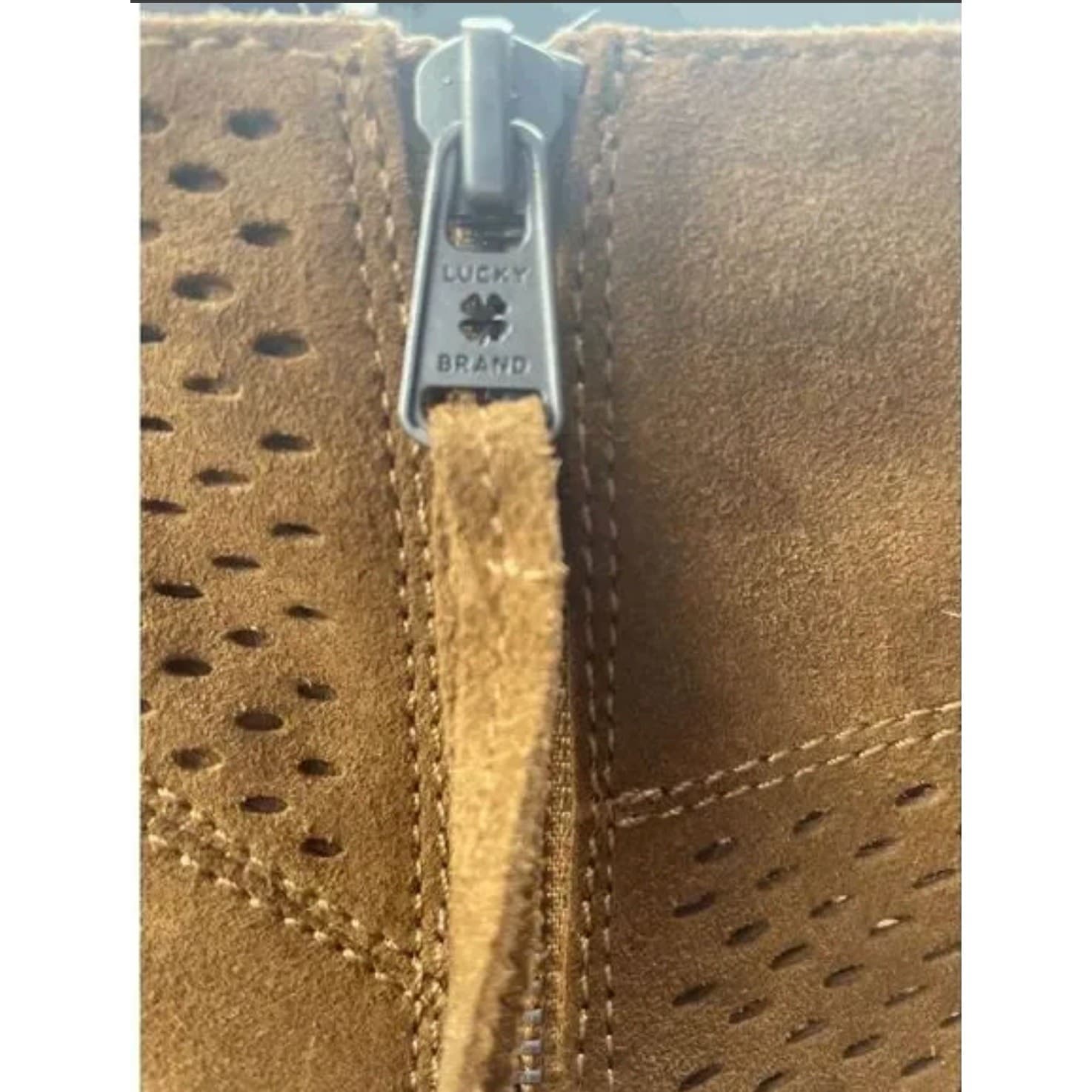 Lucky Brand Ramses Brown Suede Ankle Boho Boots 10M | Genuine Leather | New - Thumbnail 6