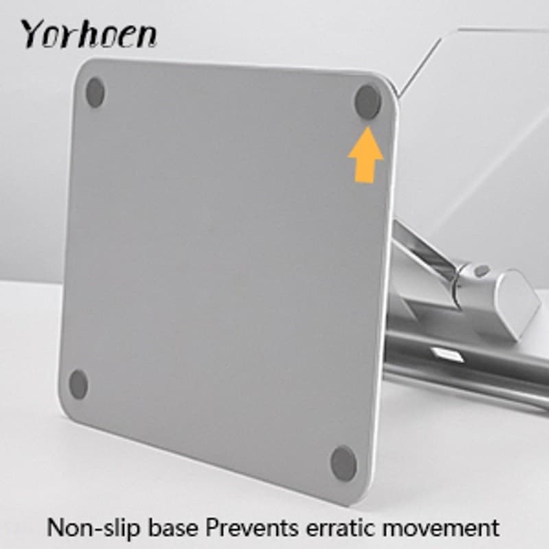 Acrylic Adjustable Book Stand 360° Rotating Laptop Tablet Holder Reading Desk - Thumbnail 8